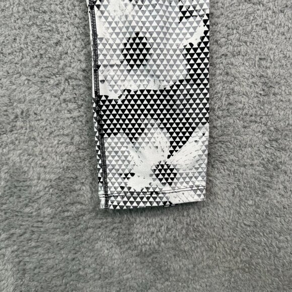 Nike Dri Fit Epic Running Crop Tight Black White Women's Size M - Picture 8 of 13